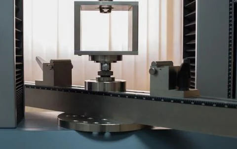Engineering tensile strength machine for physical property. Stock Photos