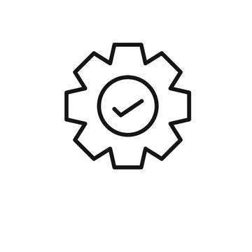 Engineering tool icon outline collection in black Stock Illustration