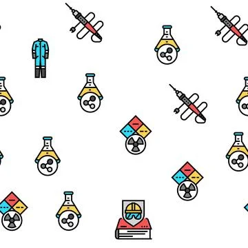 Engineering tool work wrench vector seamless pattern イラスト素材