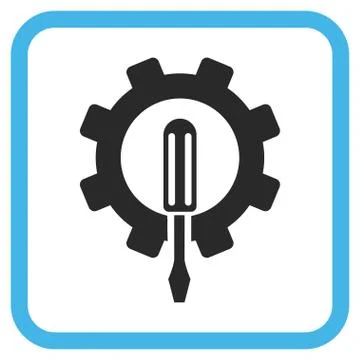 Engineering Vector Icon In a Frame Stockillustratie