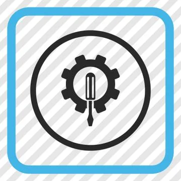Engineering Vector Icon In a Frame Stockillustratie