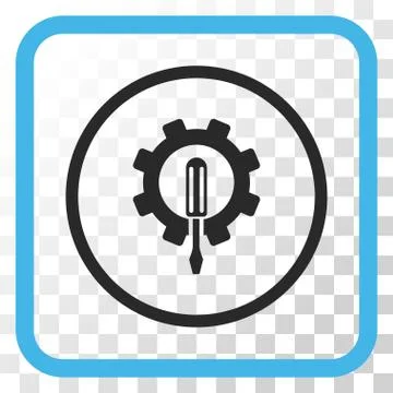Engineering Vector Icon In a Frame Stockillustratie