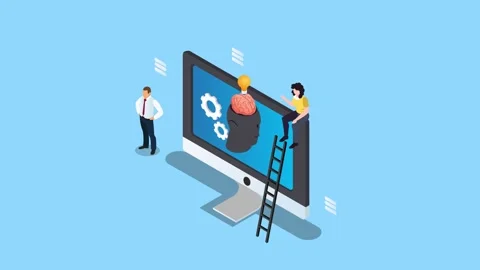 Engineers with AI development Stock Footage 240295468