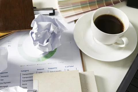 Engineers and architects use their expertise to produce designs on paper an.. Stock Photos