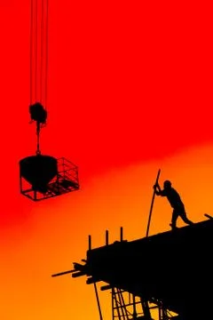 Engineers are consulting before ordering construction work on site. Construct Stock Photos