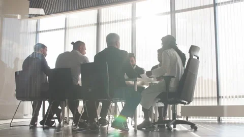 Engineers are discussing a contract. Oil industry. Engineering. Stock Footage 101218809
