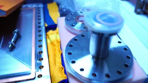 Engineers are working in the lab  Stock Footage 115247627