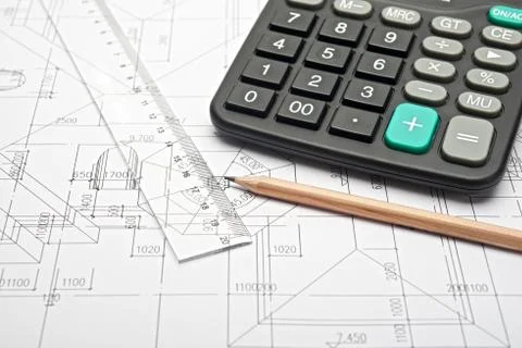 Engineers calculation Stock Photos