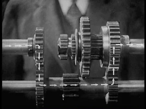 Engineers created the gear sleeve and synchronizer to make shifting gears Stock Footage 75765226