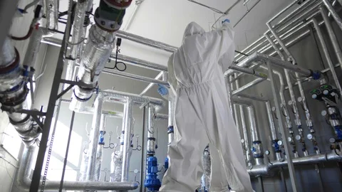 Engineers dancing in coveralls Stock Footage 109336048