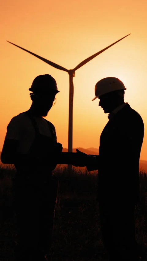 Engineers Discussing Project Stock Footage 318729376