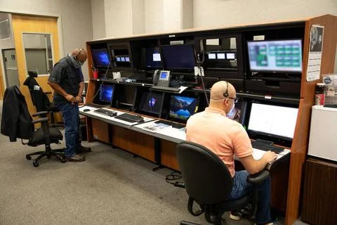 Engineers with Exploration Ground Systems at NASAs Kennedy Space Center i.. Stock Photos