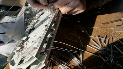 Engineers of the Internet provider Stock Footage 85982859