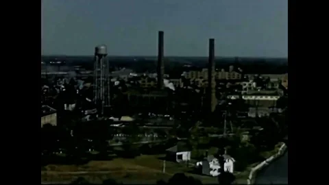 Engineers keep equipment in shape at DuPont in the 1950s. Stock-Footage 85771882