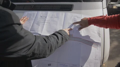 Engineers with plant Stock Footage 96339282