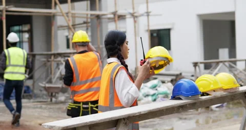 Engineers prepares to work Stock Footage 194773789