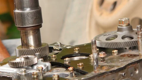 Engineers repair Stock Footage 93882130