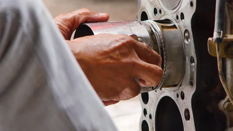 Engineers repair Stock Footage 93882269