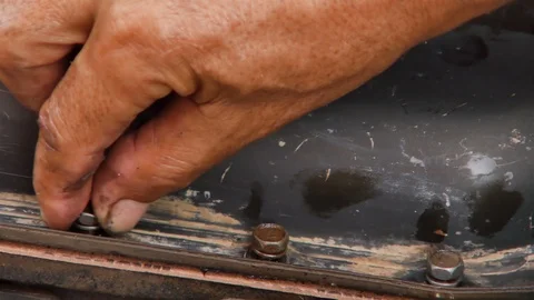 Engineers repair Stock Footage 93883271