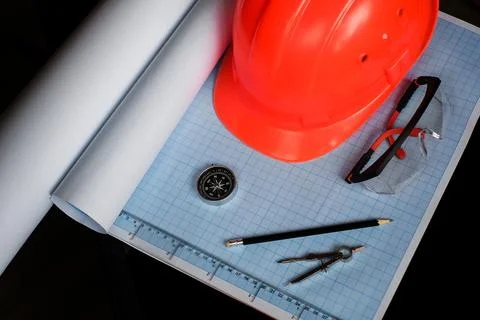 Engineer's tools Fotos de archivo