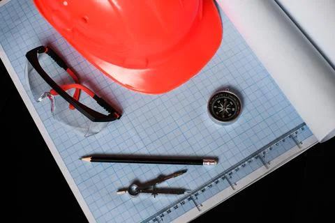 Engineer's tools Stock-Fotos