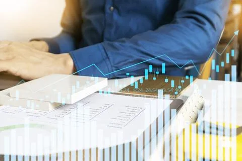 Engineers work on construction drawings and safety systems.,Building constr.. Ilustración de archivo