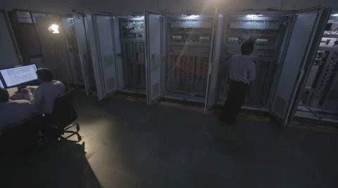 Engineers at work Stock-Footage 55439257