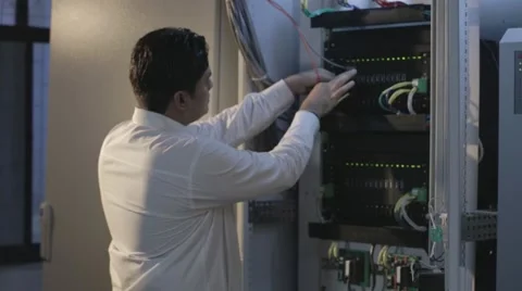 Engineers at work  Stock-Footage 55439323