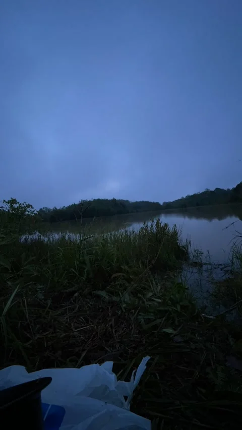 Engkaluk lake Stock Footage 244714958