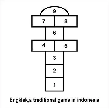 Engklek icon design Ilustración de archivo