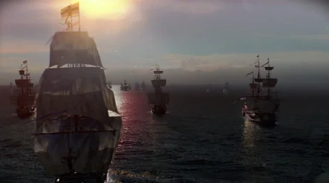 England Armada Stock Footage 44111346