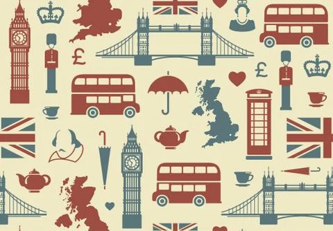 England background Stock Illustration