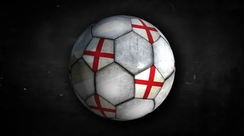 England Ball Rotation Looping Alpha Matte 4k resolution ultra HD Stock Footage 38636005