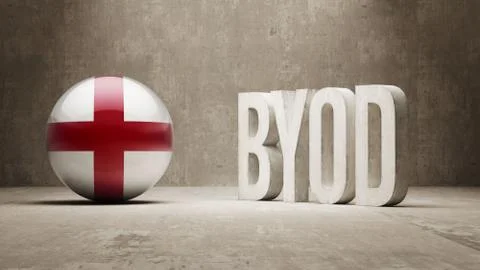 England. Byod  Concept Stock Illustration
