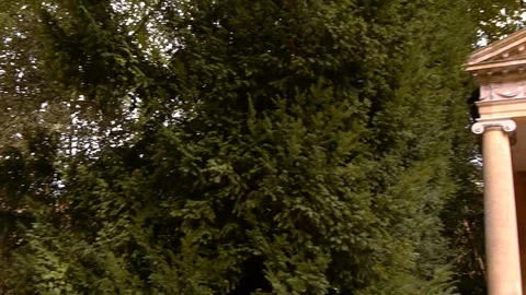 ENGLAND  CIRCA 2011: Columns at Howard Castle gardens. Video stock 99621976