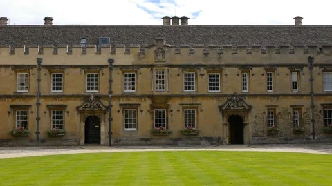 ENGLAND  CIRCA 2011: Courtyard. Video stock 99620271