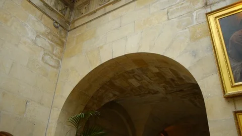 ENGLAND  CIRCA 2011: Skylights in Howard Castle. Video stock 99619218