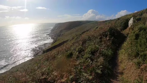 England Coast 4k Stock Footage 162424145