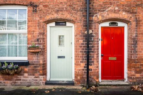 England door Stock Photos