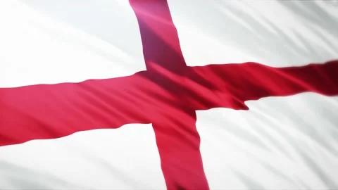 England flag 3d waving realistic background Stock Footage 235770255