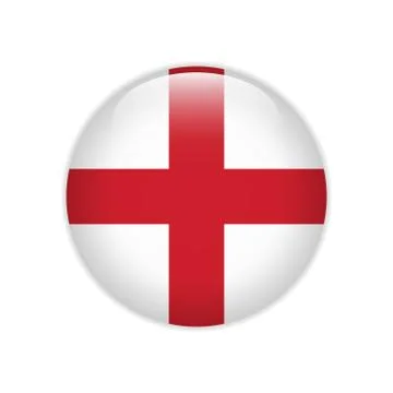 England flag on button Stock-Illustration