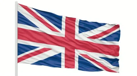 England flag Stock Footage 14663538