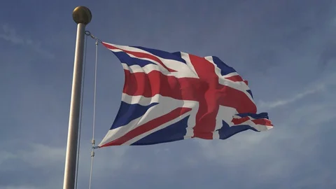 England Flag 库存影片 128549670