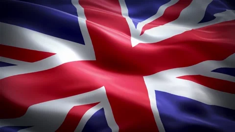 England Flag Video stock 235855080