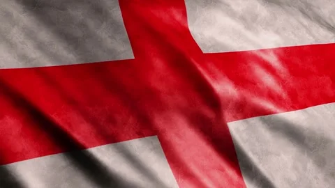 England Flag Grunge Stock Footage 249036548