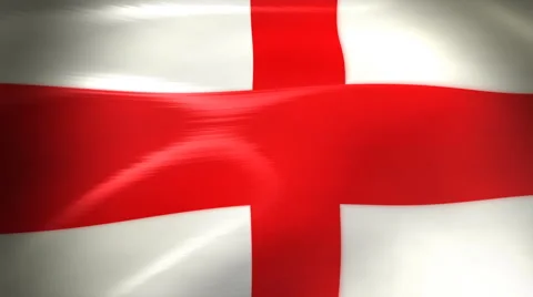 England Flag - HD Loop 库存影片 999589