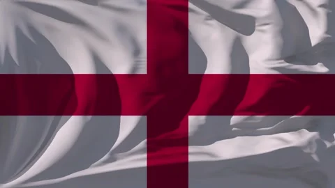England Flag Loop Stock Footage 295714785