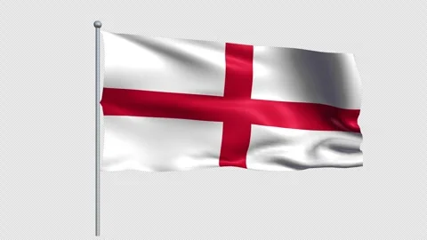 England Flag - Pack 1 Stock Footage 340607113