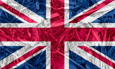 England flag texture as background Illustrazione stock