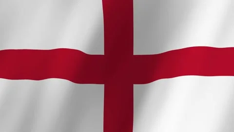 England flag waving animation Vídeos de archivo 220388371